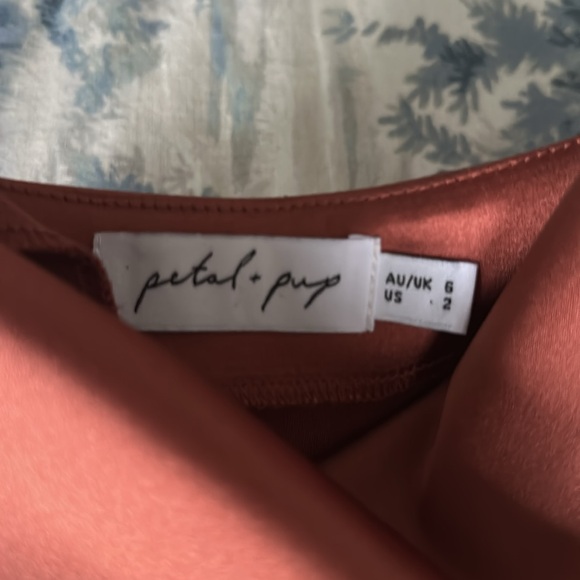 Petal & Pup Satin Midi Dress - Picture 7 of 7